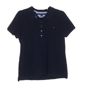 Tommy Hilfiger Women's Navy Blue Polo Shirt